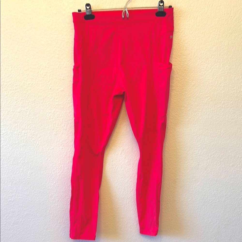 Fabletics Hot Pink Leggings with Pockets